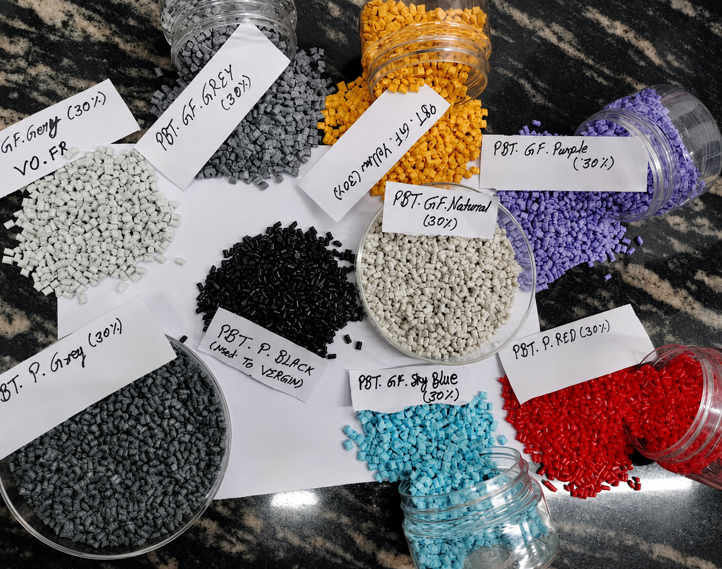 Engineering polymer compound processing